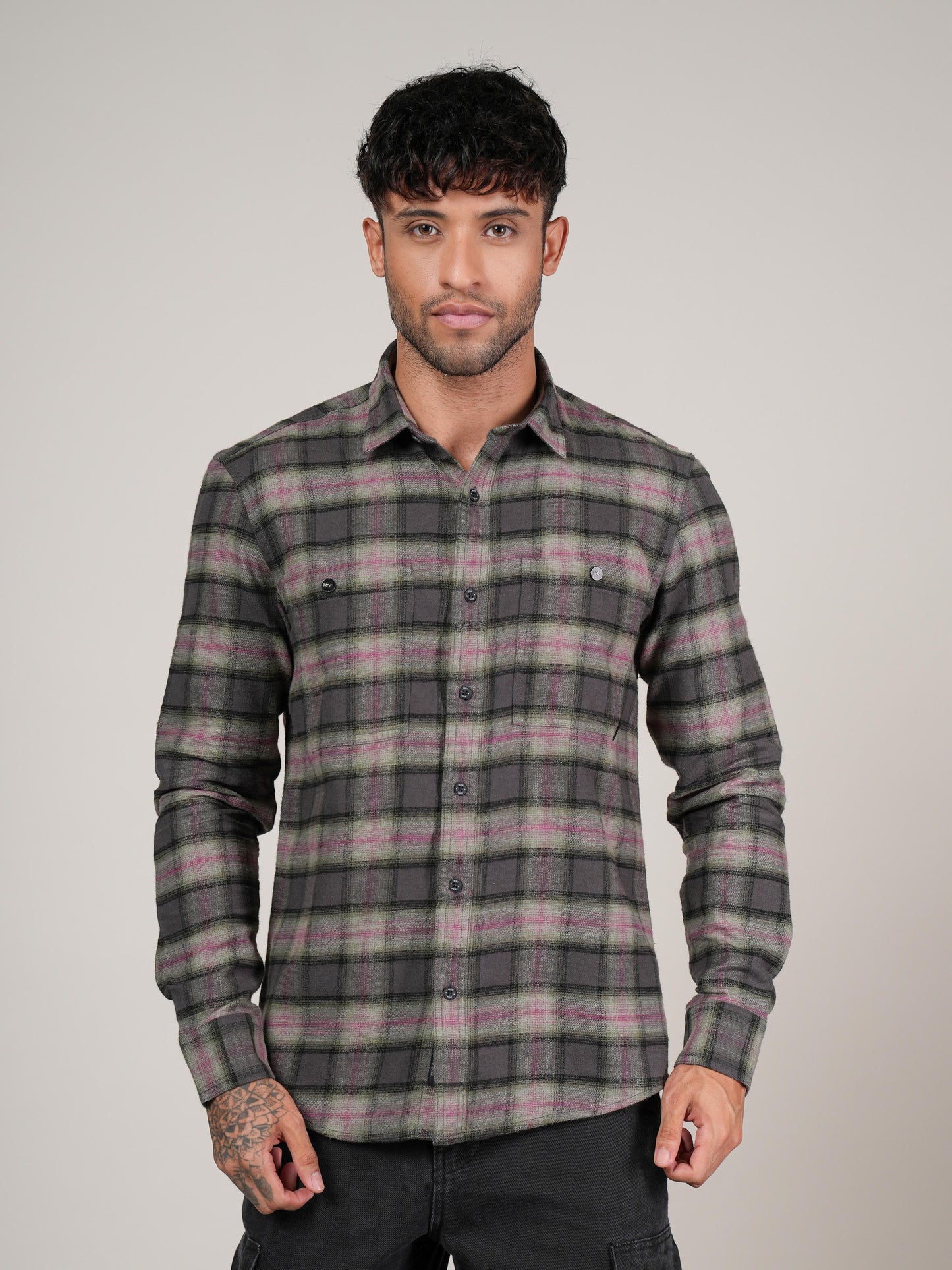 Men’s Casual Check Shirt