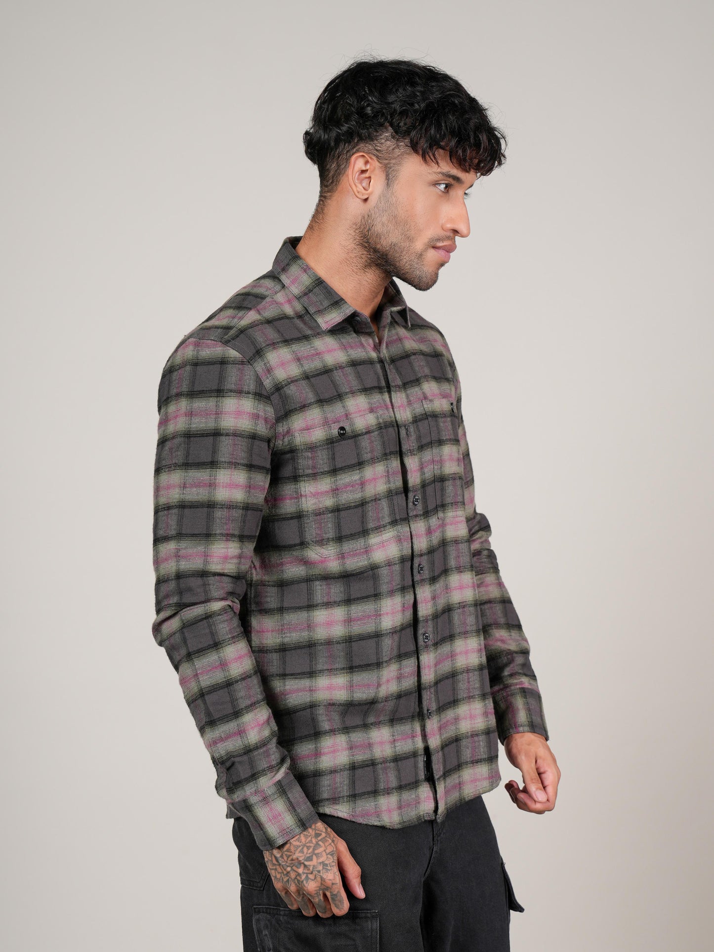Men’s Casual Check Shirt