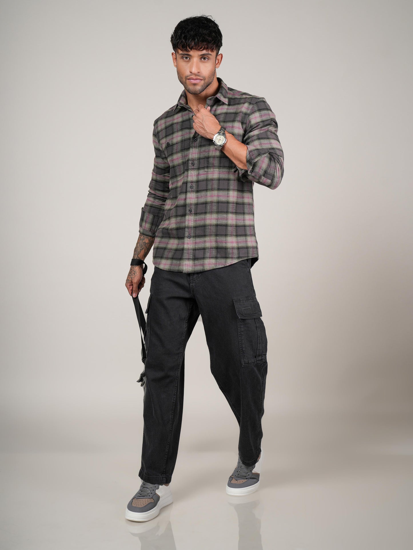 Men’s Casual Check Shirt