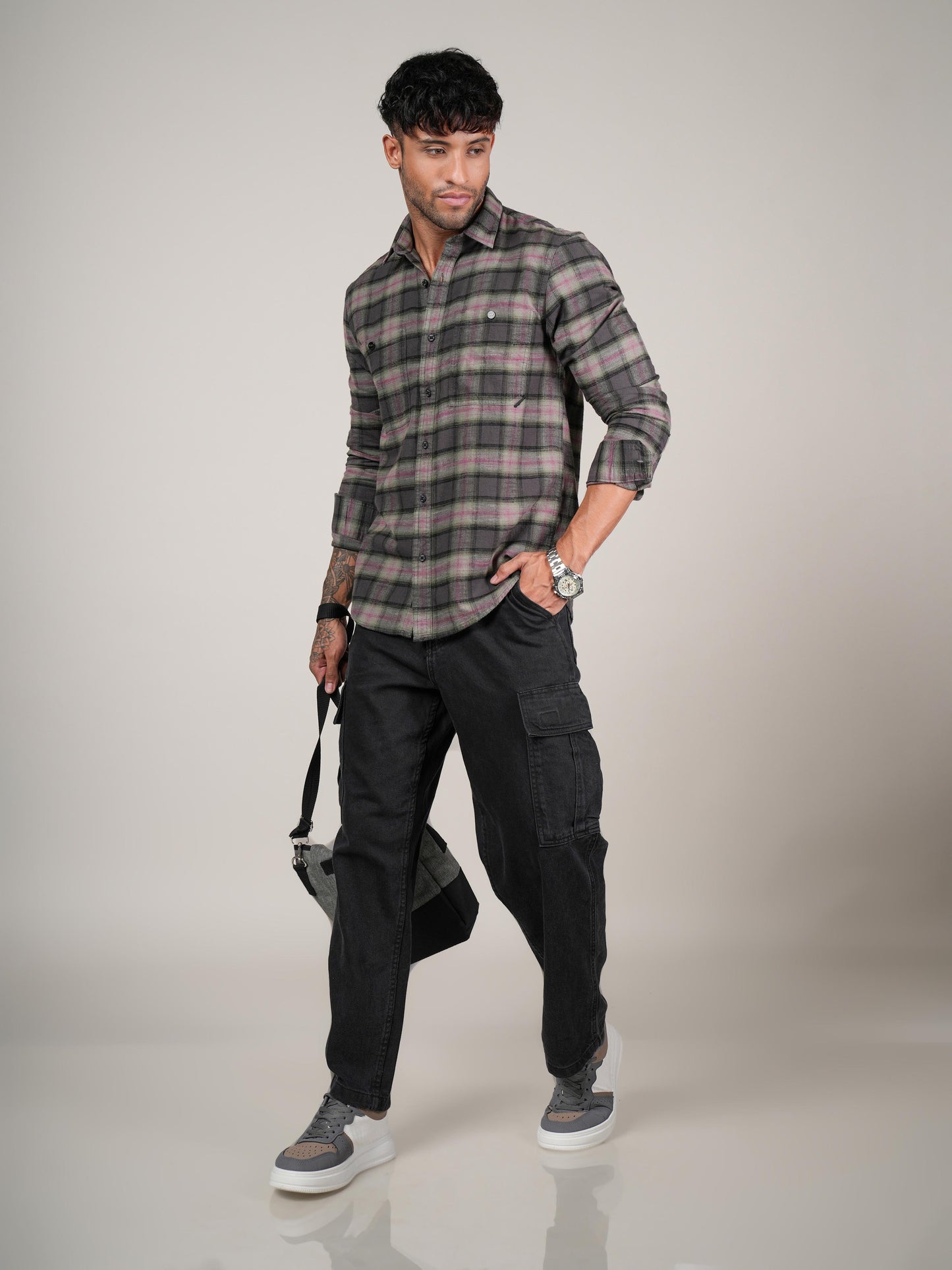 Men’s Casual Check Shirt