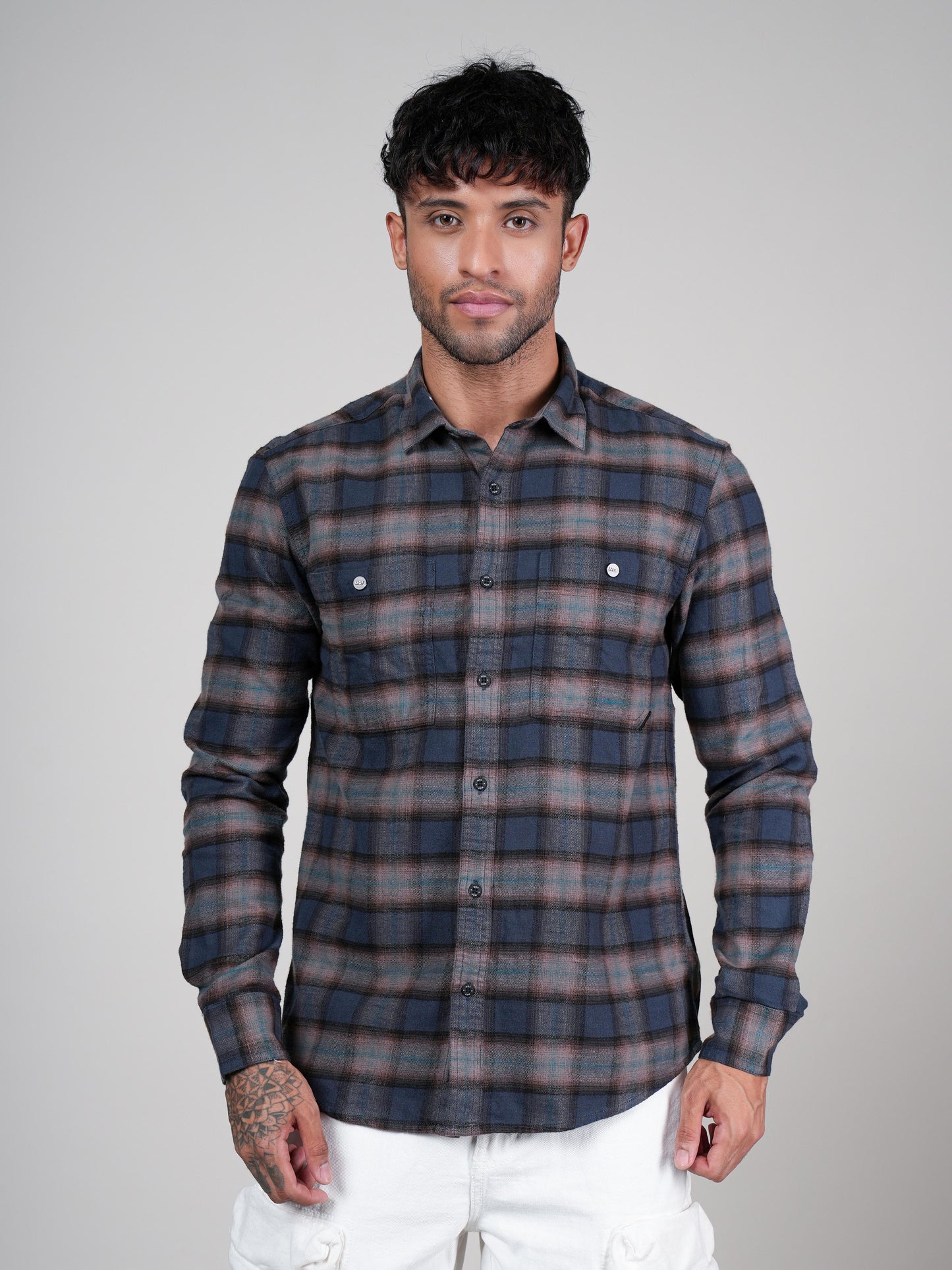 Men’s Casual Check Shirt