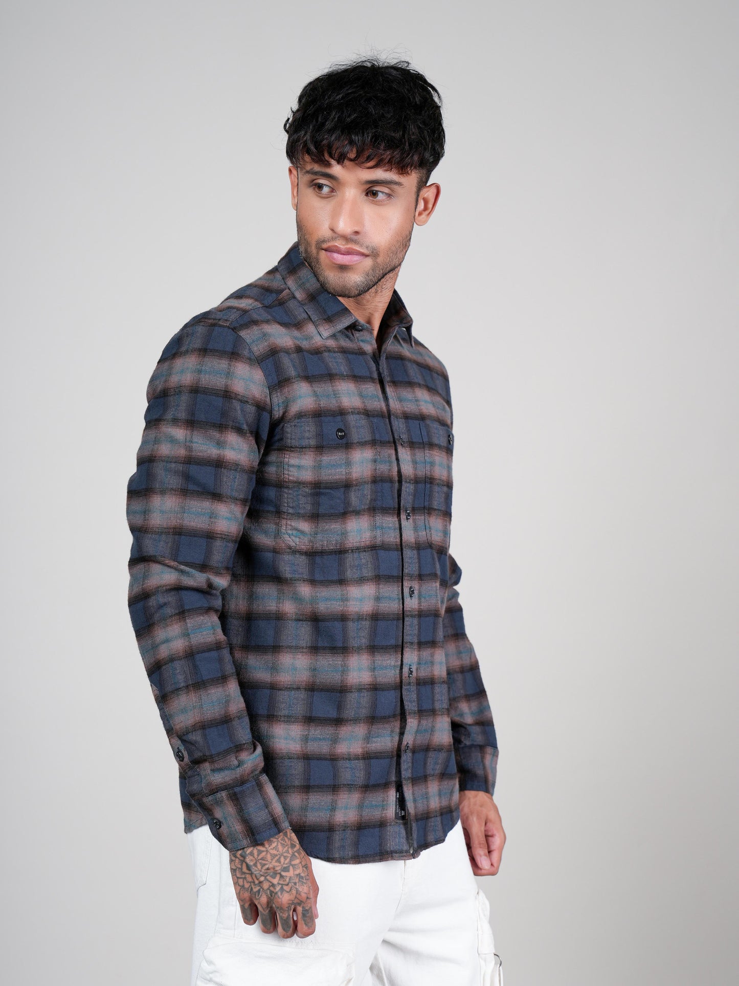 Men’s Casual Check Shirt