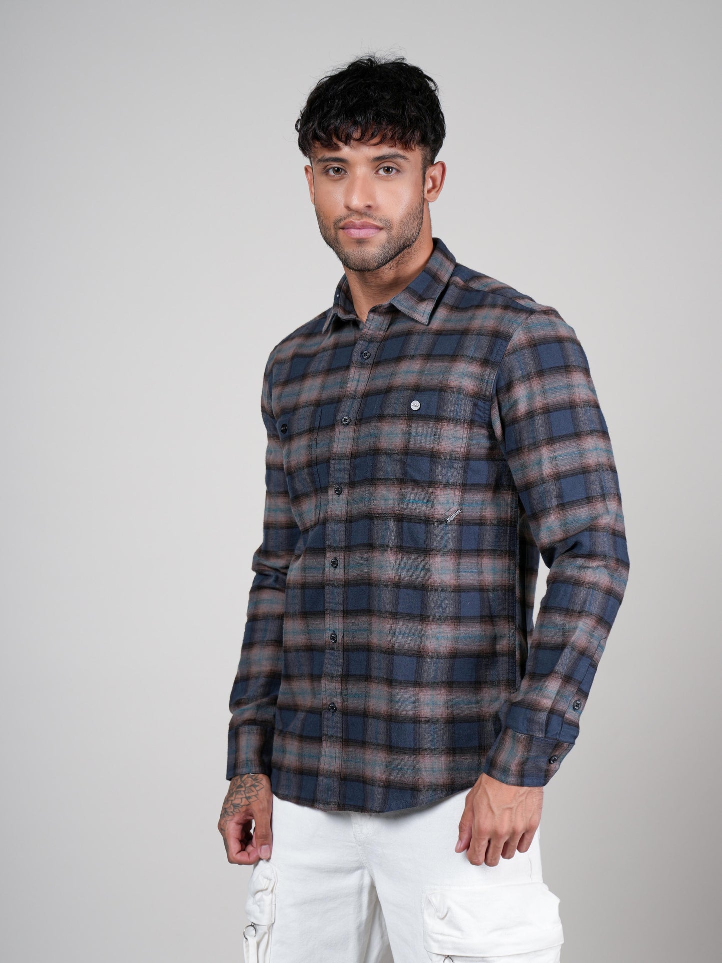 Men’s Casual Check Shirt