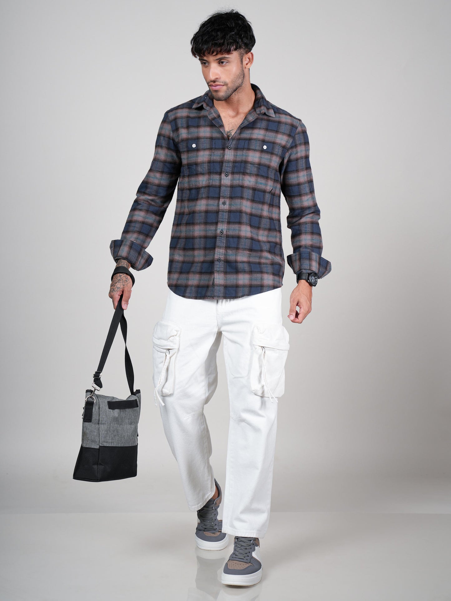 Men’s Casual Check Shirt