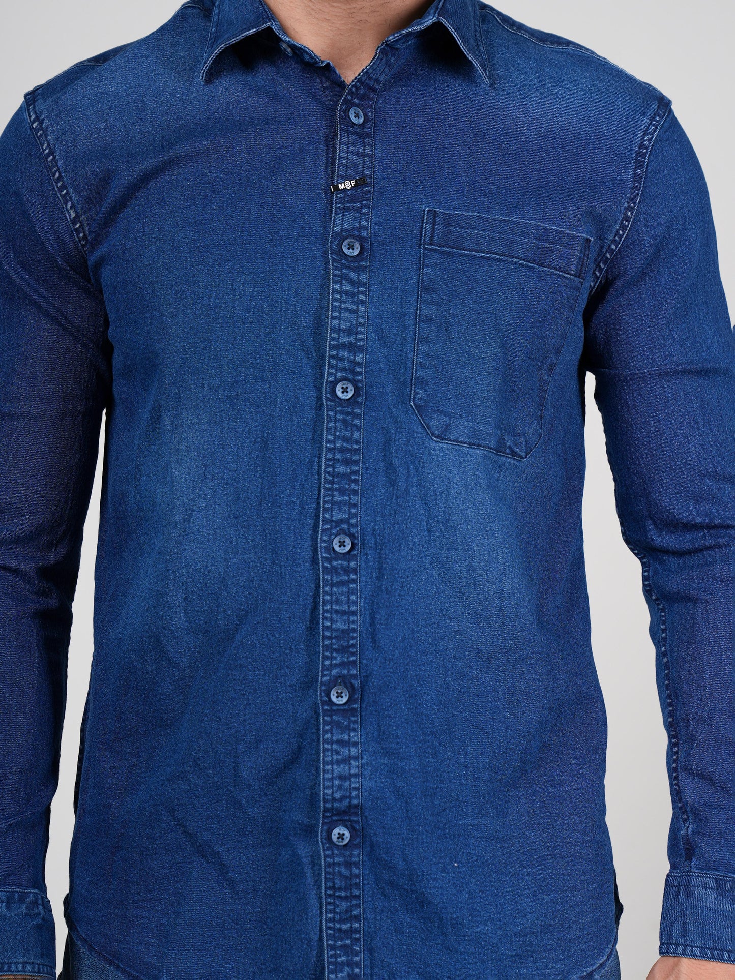 Men’s Blue Denim Shirt