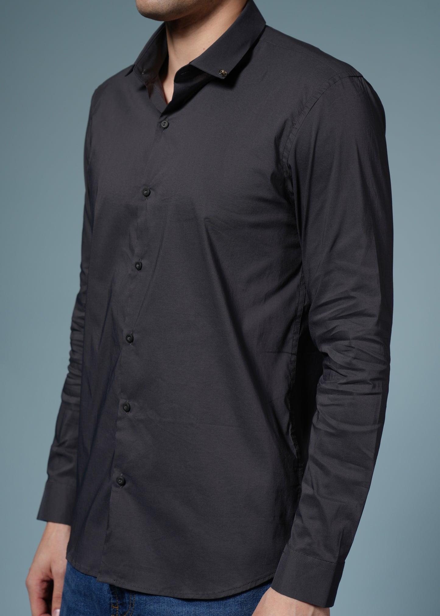 Men’s Dark Grey Formal Shirt