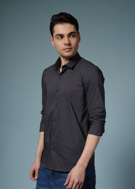 Men’s Dark Grey Formal Shirt