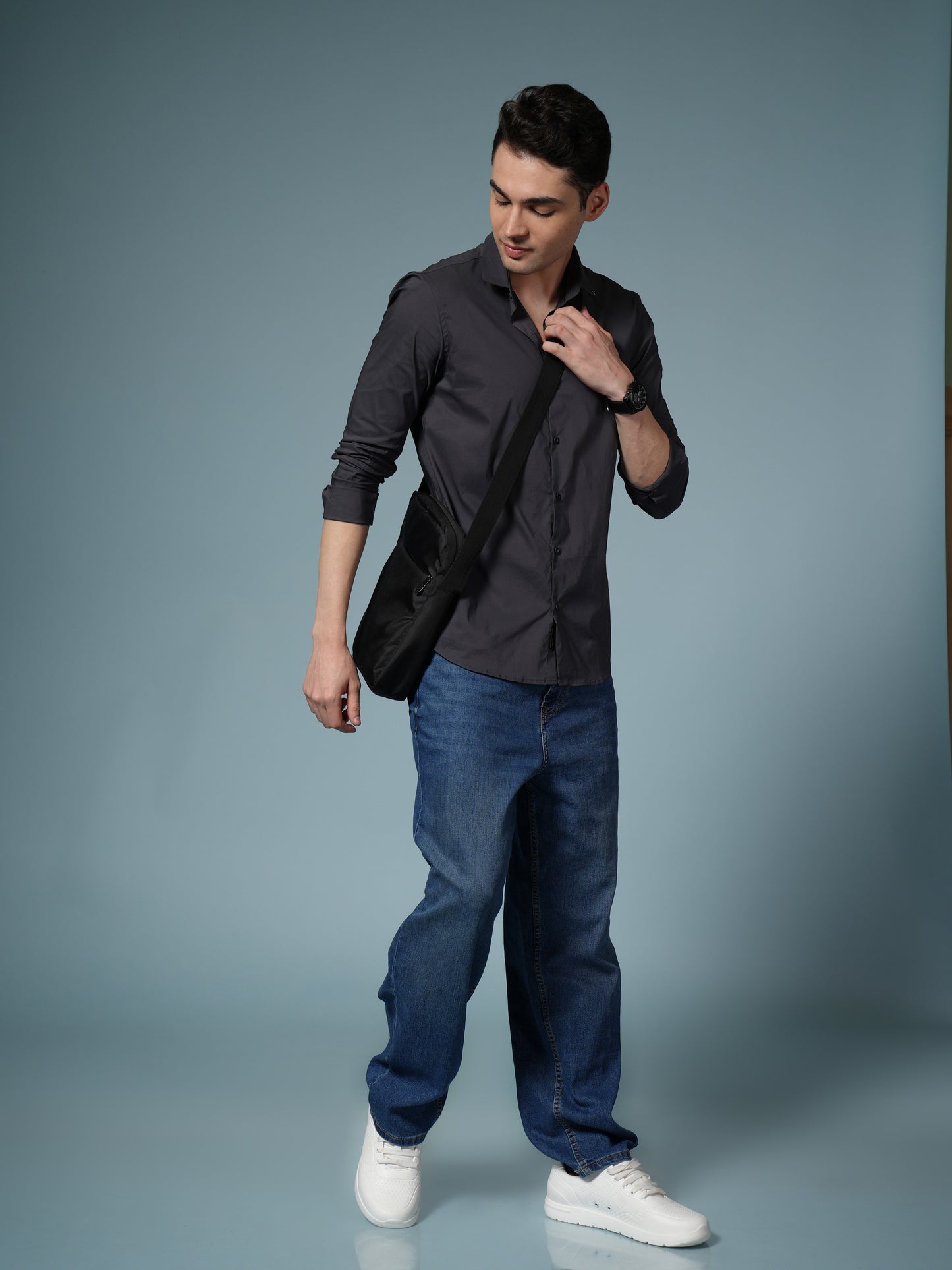 Men’s Dark Grey Formal Shirt