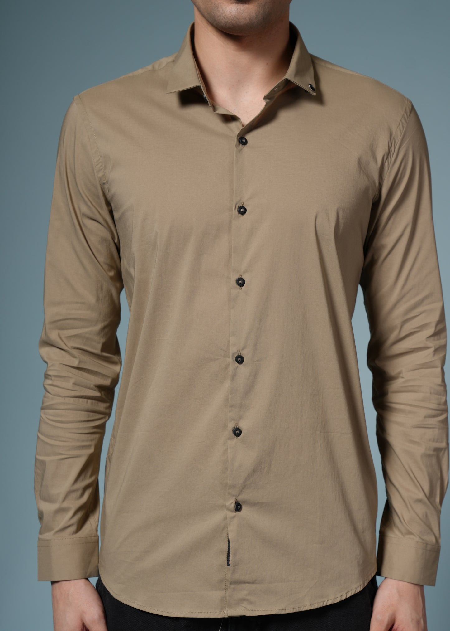 Men’s Khaki Formal Shirt