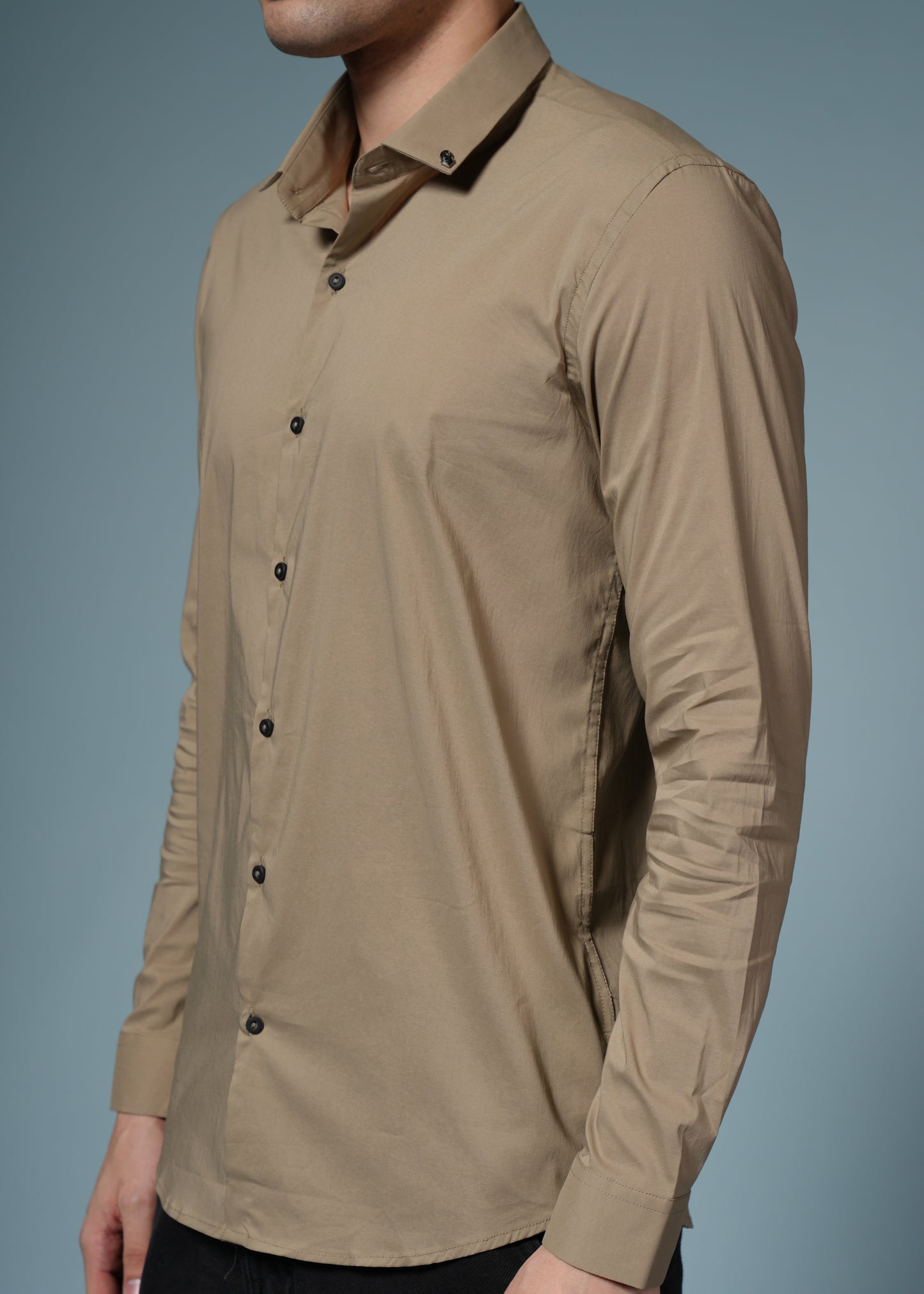 Men’s Khaki Formal Shirt