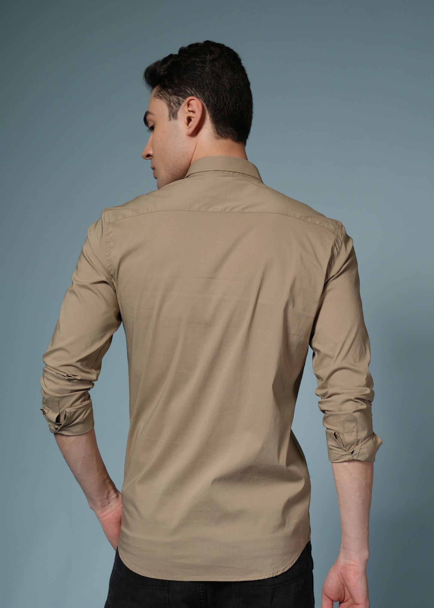 Men’s Khaki Formal Shirt