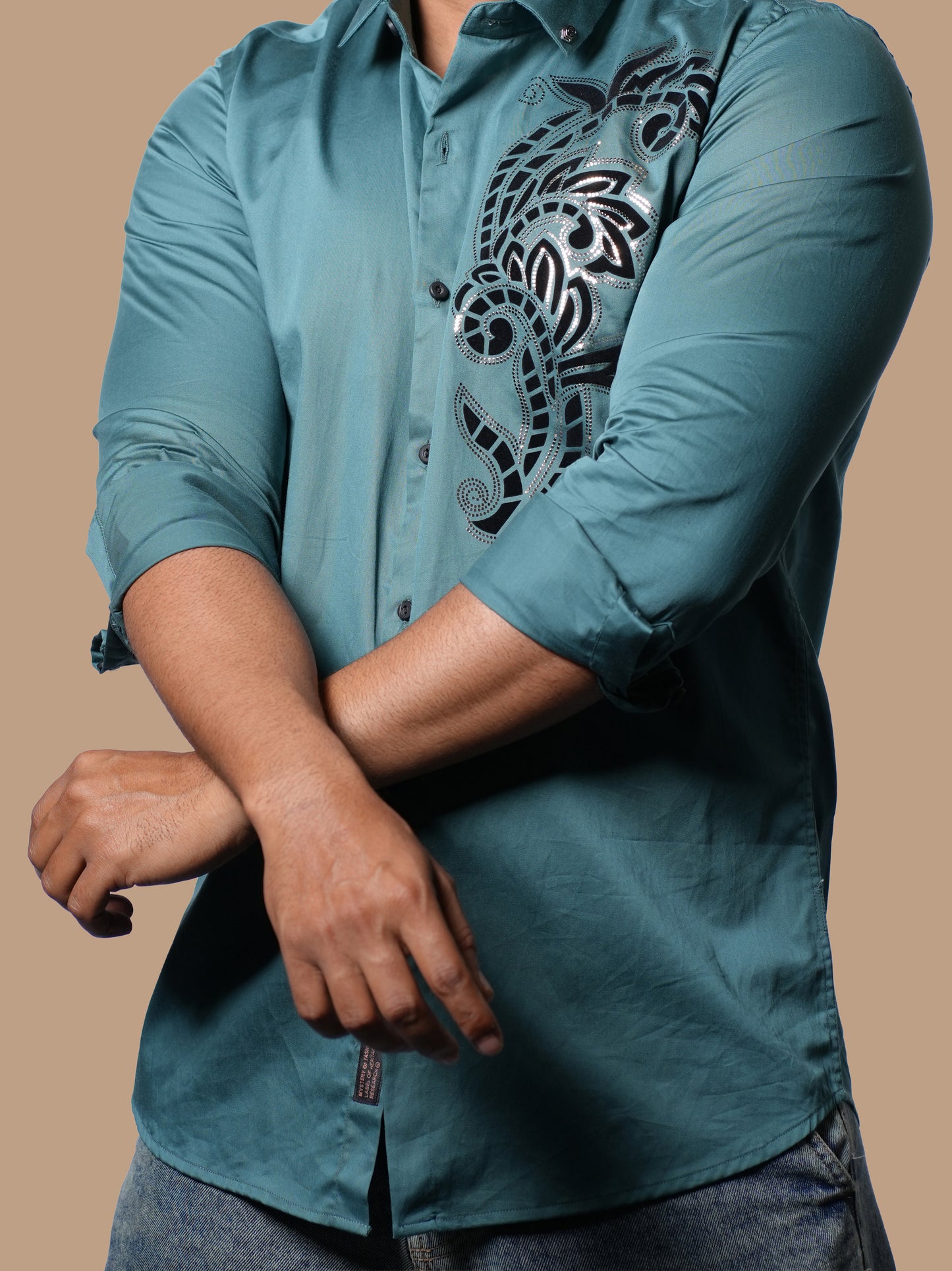 Men’s Rama Green Party Wear