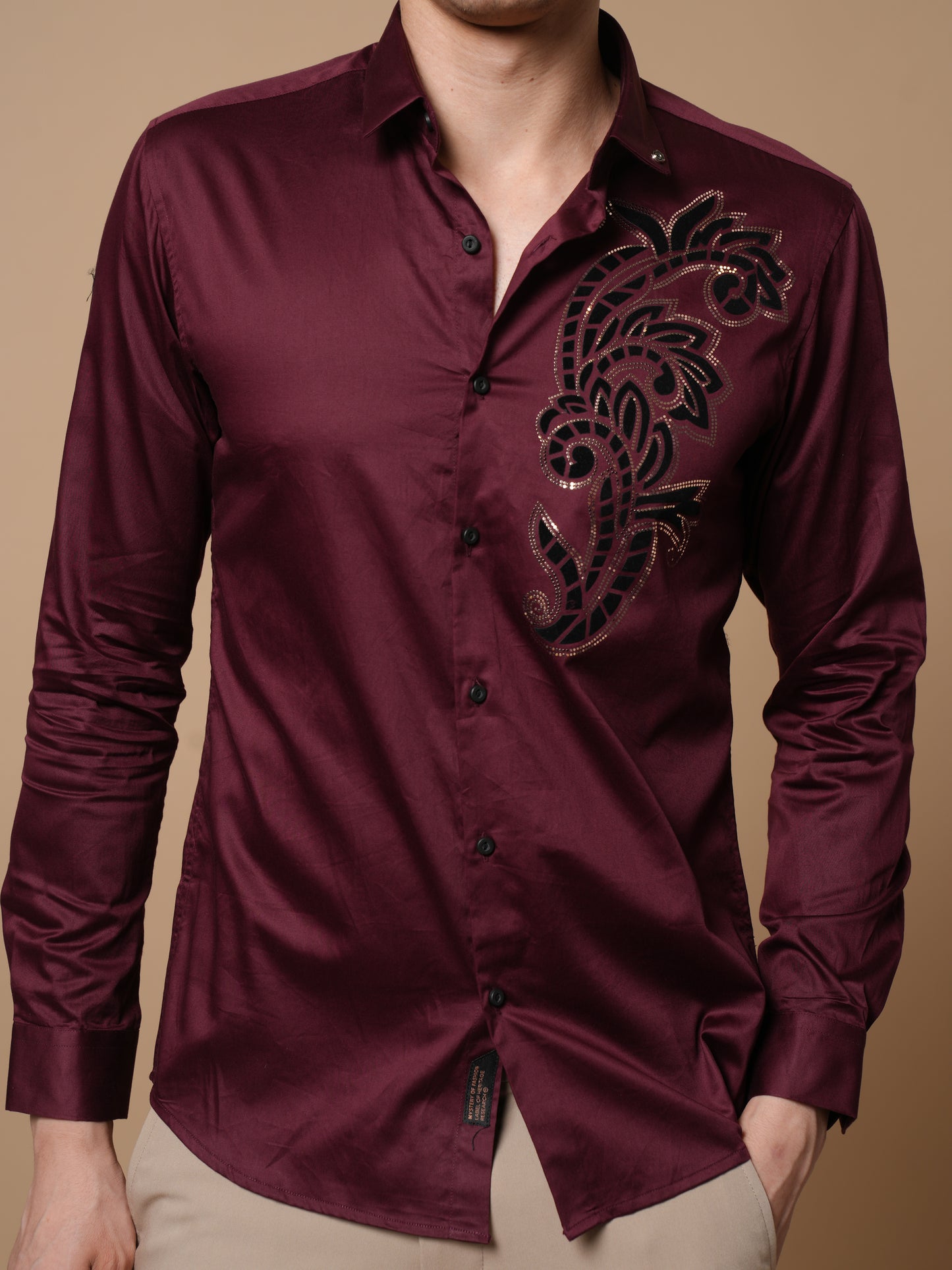 Men’s Maroon Party Wear