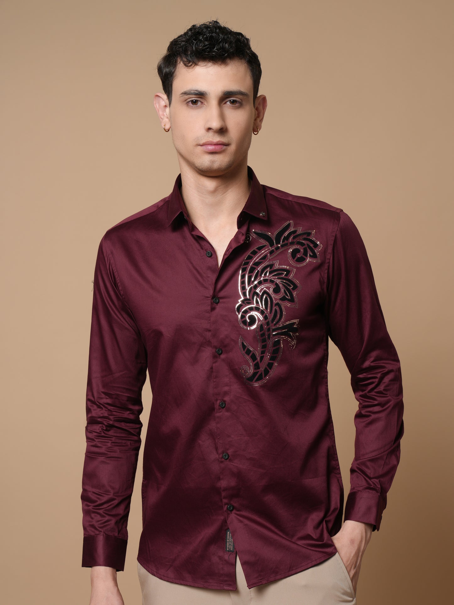 Men’s Maroon Party Wear
