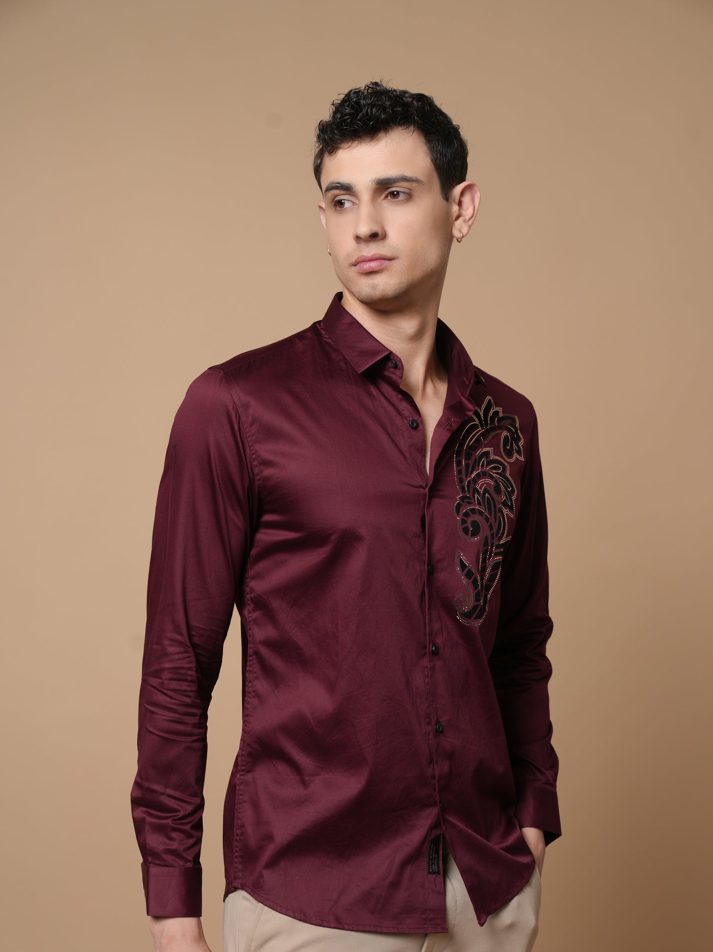 Men’s Maroon Party Wear