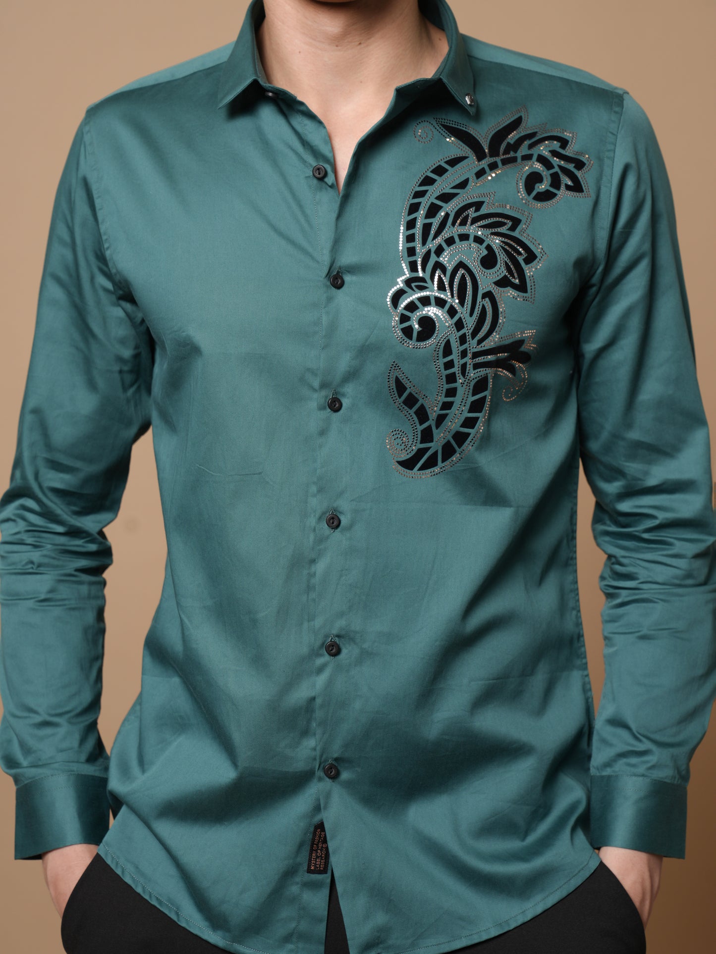 Men’s Rama Green Party Wear