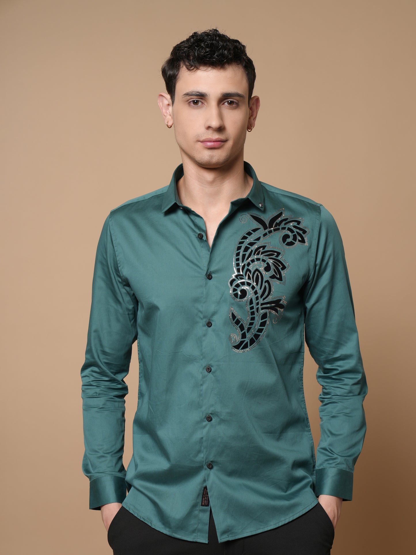 Men’s Rama Green Party Wear