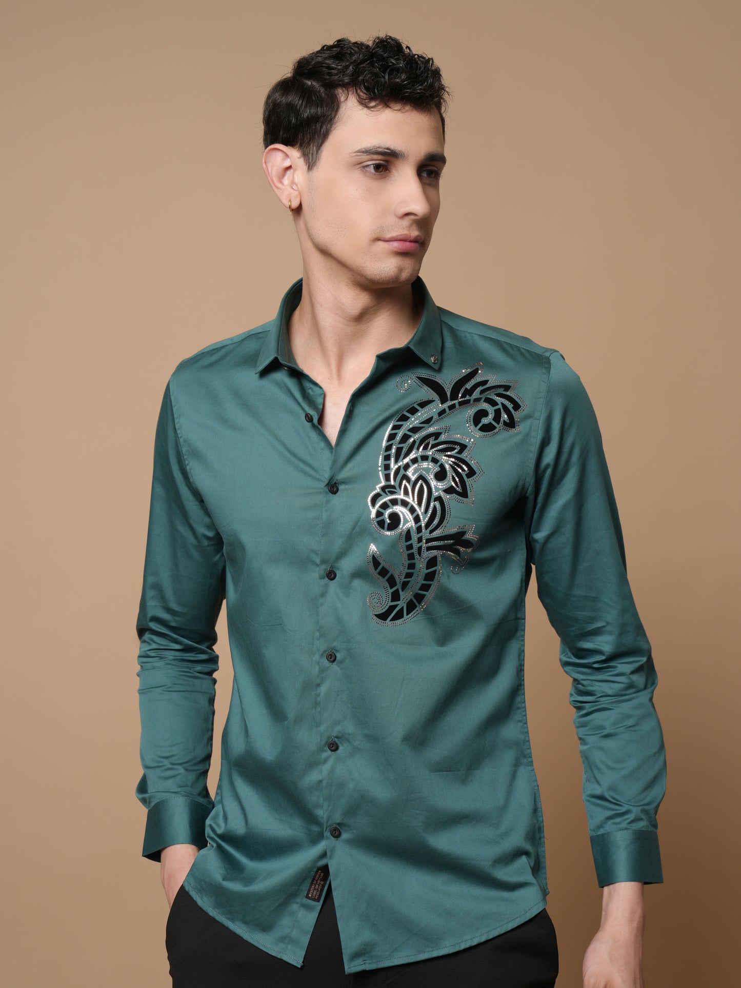 Men’s Rama Green Party Wear