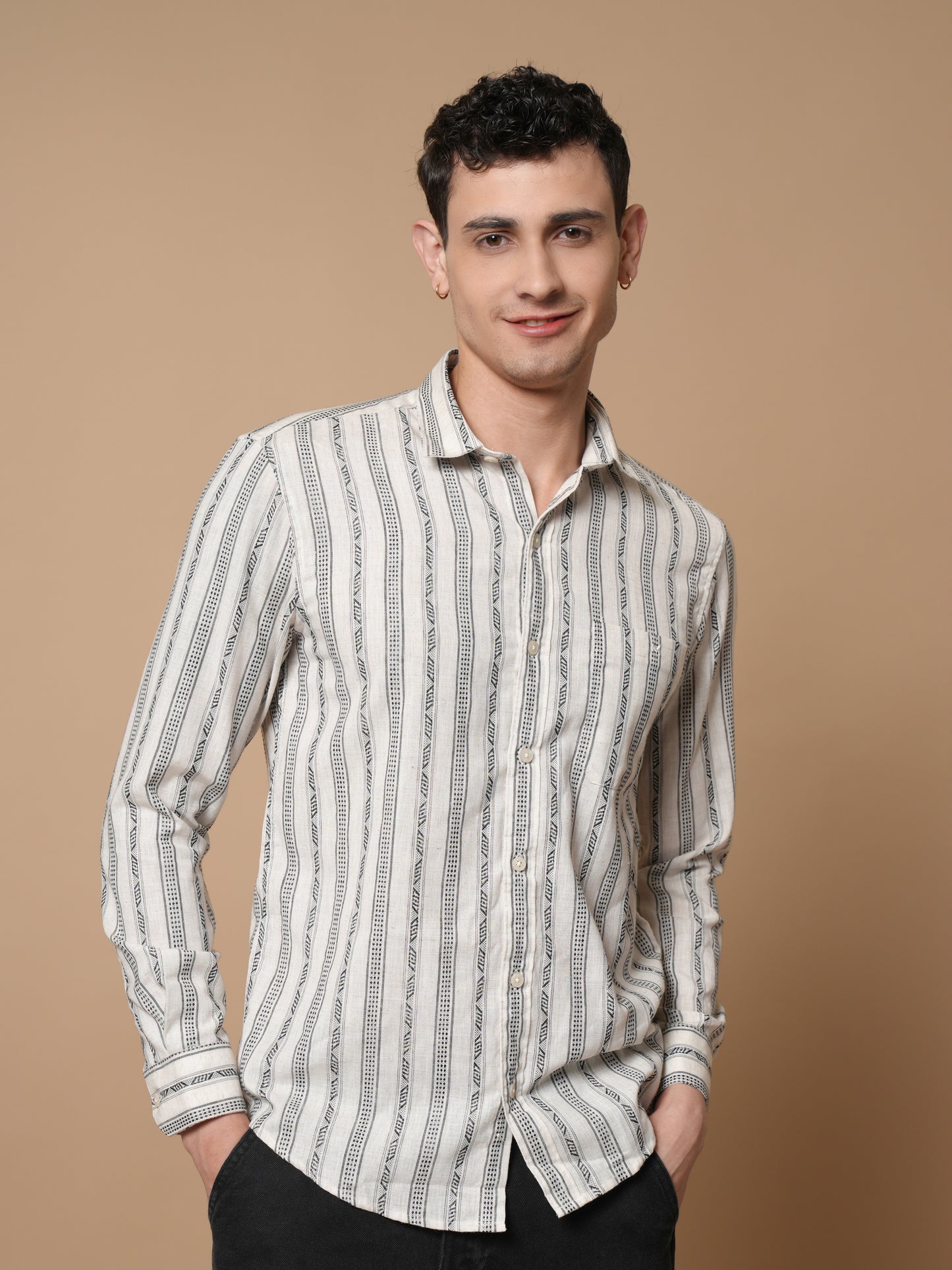 Men’s Casual Stripe Shirt