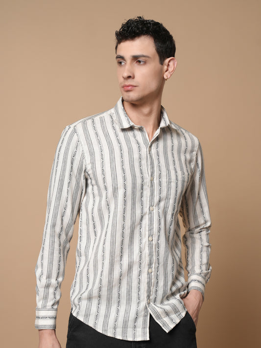Men’s Casual Stripe Shirt