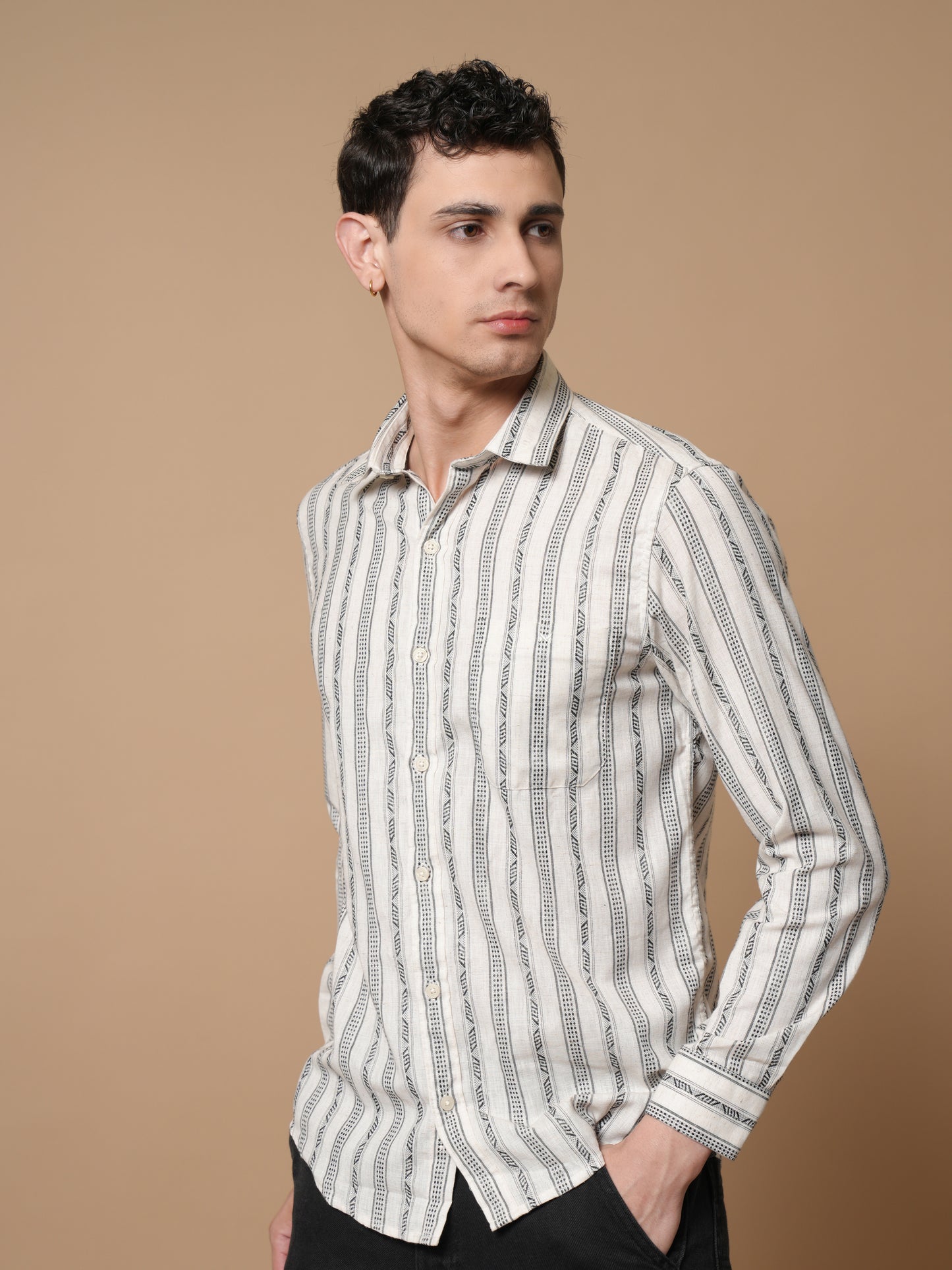 Men’s Casual Stripe Shirt