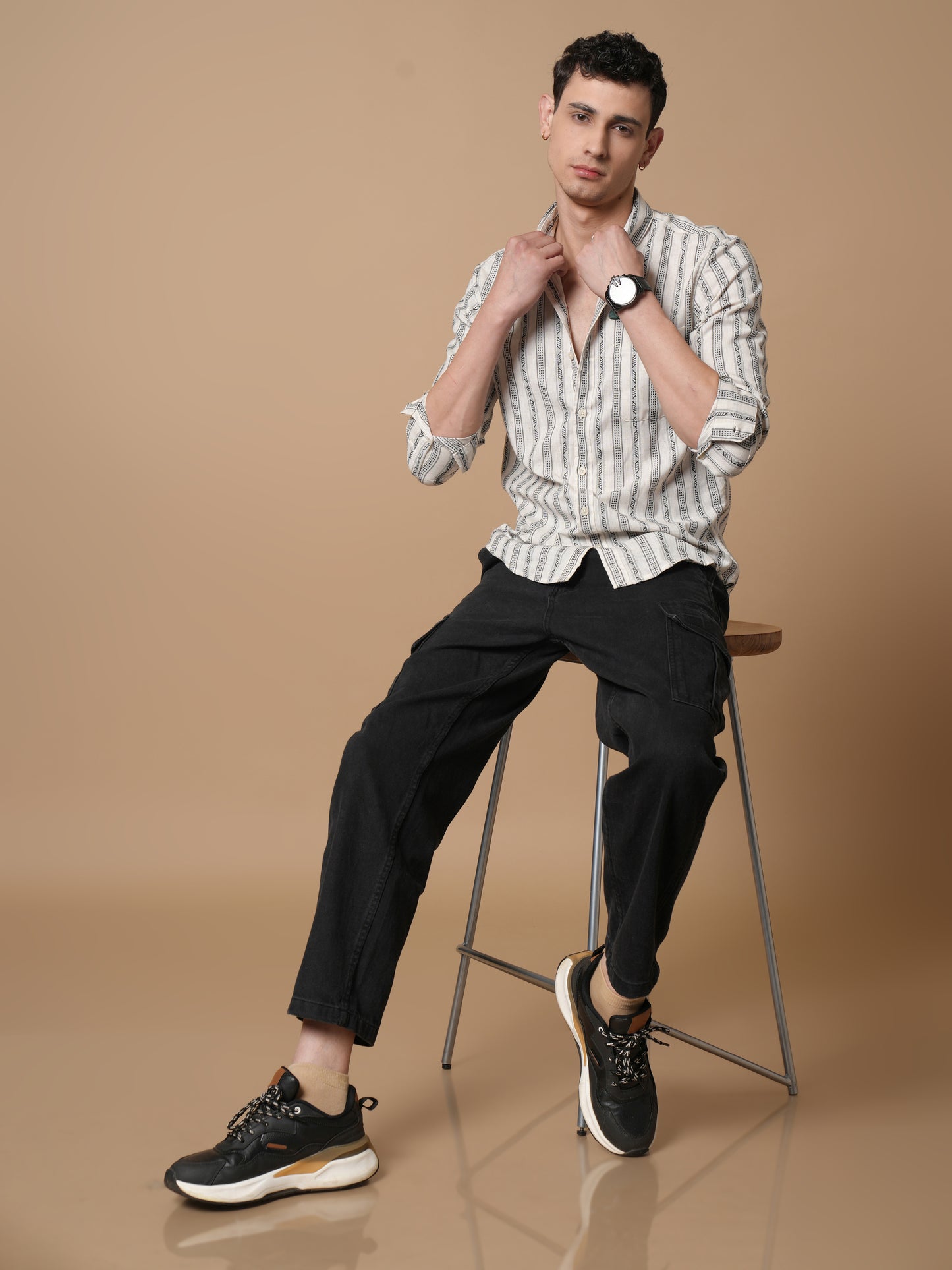 Men’s Casual Stripe Shirt