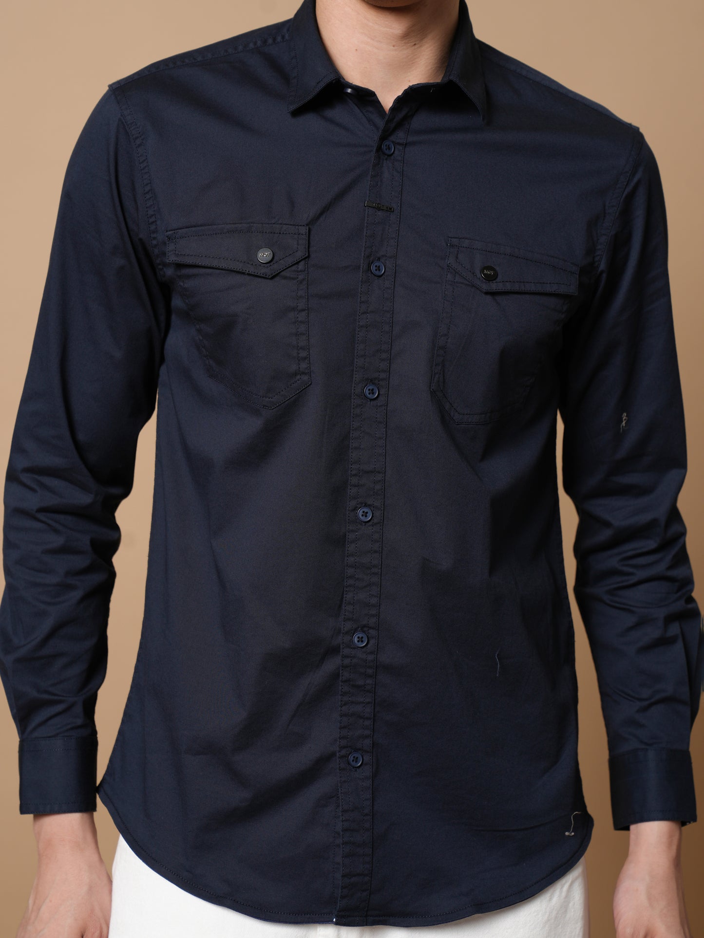 Men’s Navy Casual Shirt