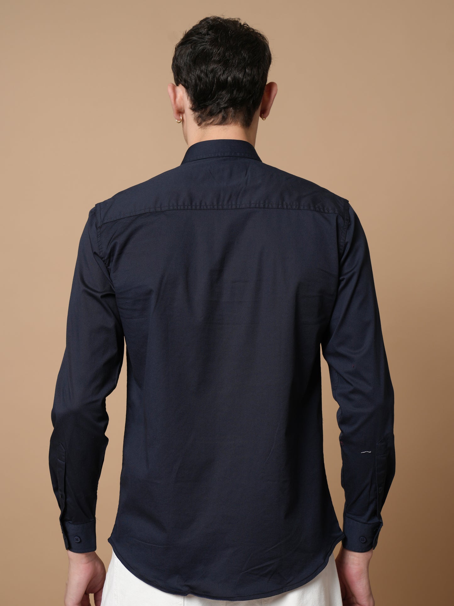 Men’s Navy Casual Shirt