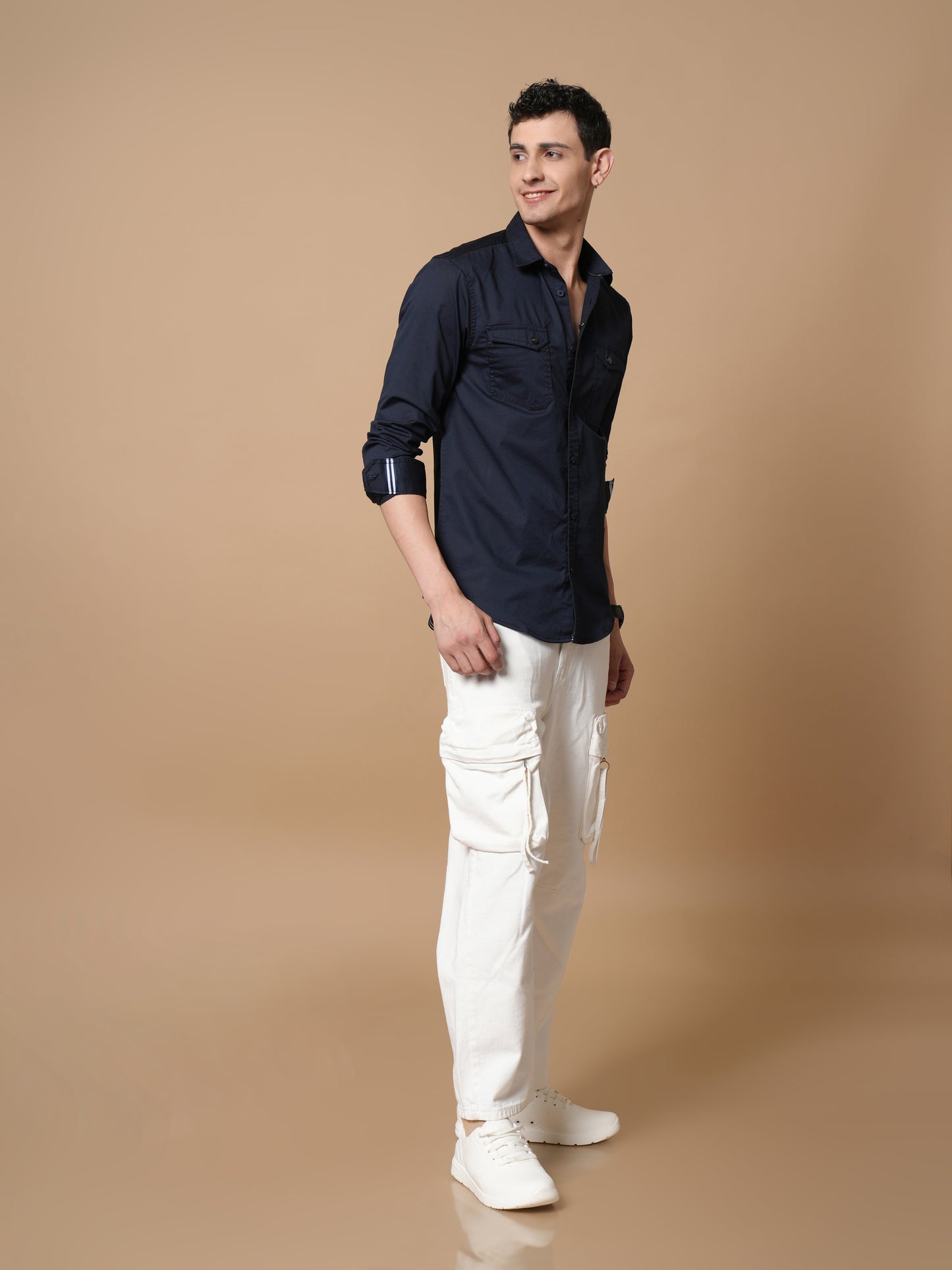 Men’s Navy Casual Shirt