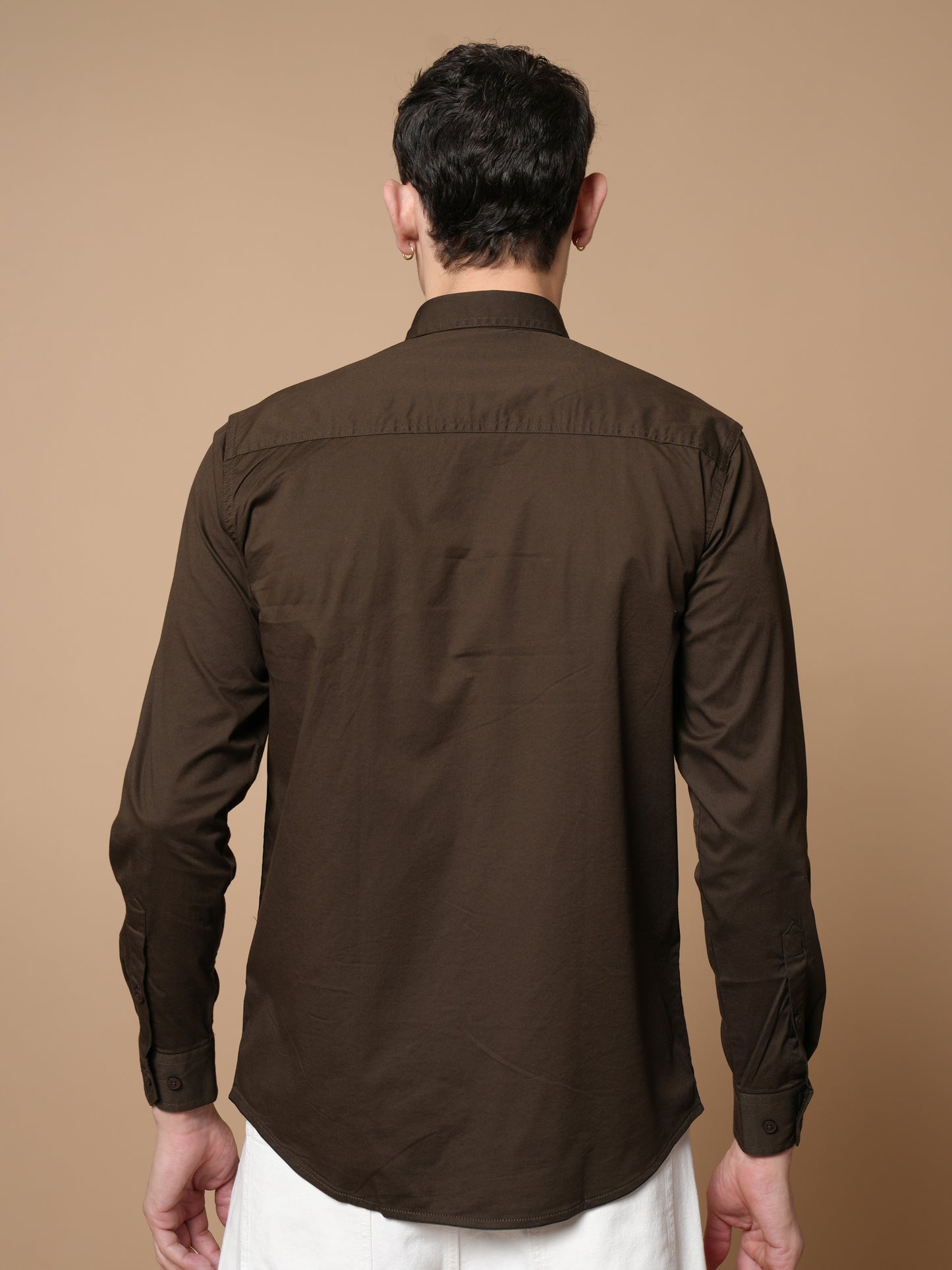 Men’s Olive Casual Shirt