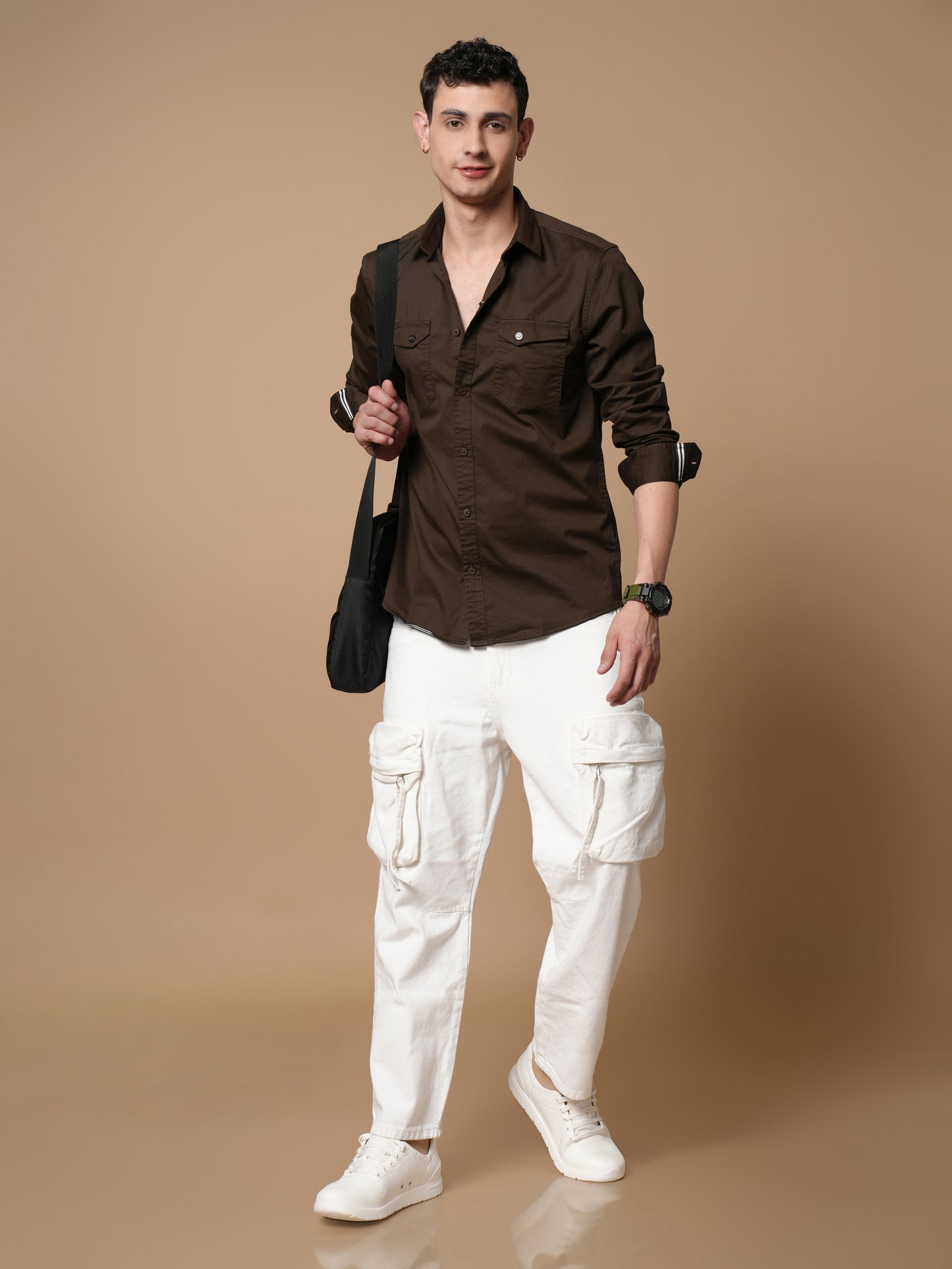 Men’s Olive Casual Shirt