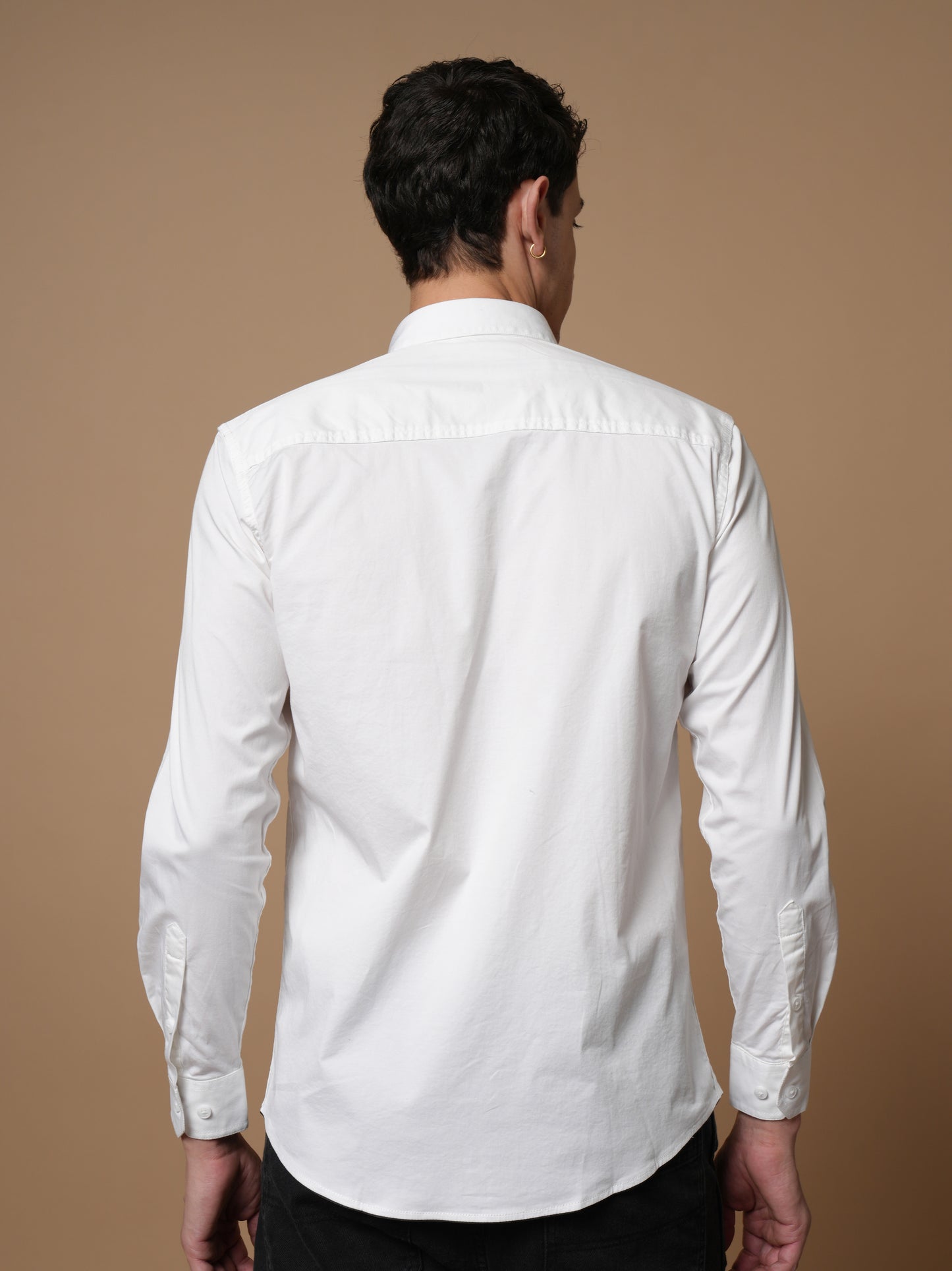 Men’s White Casual Shirt