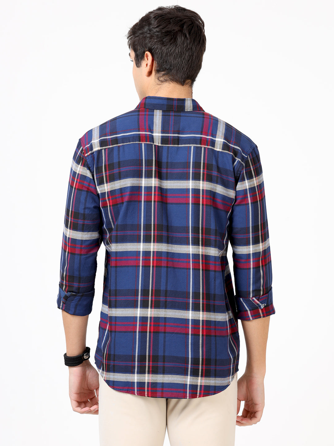  Jay Blue Check Shirt Mens