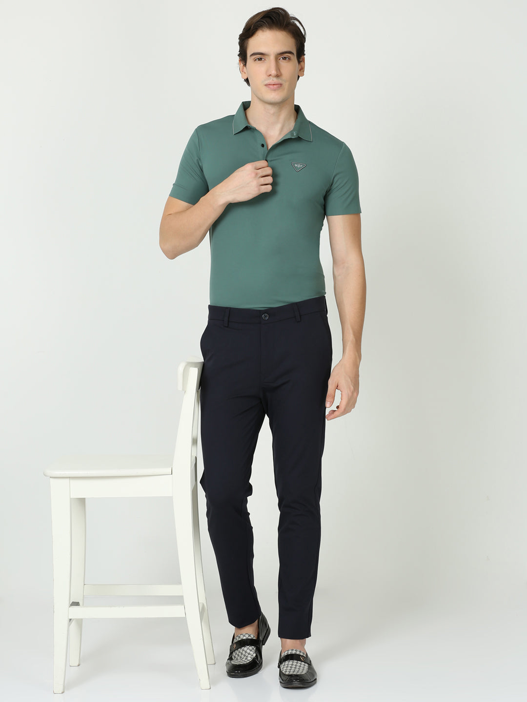 Seamless Beetle green tshirt polo for Men