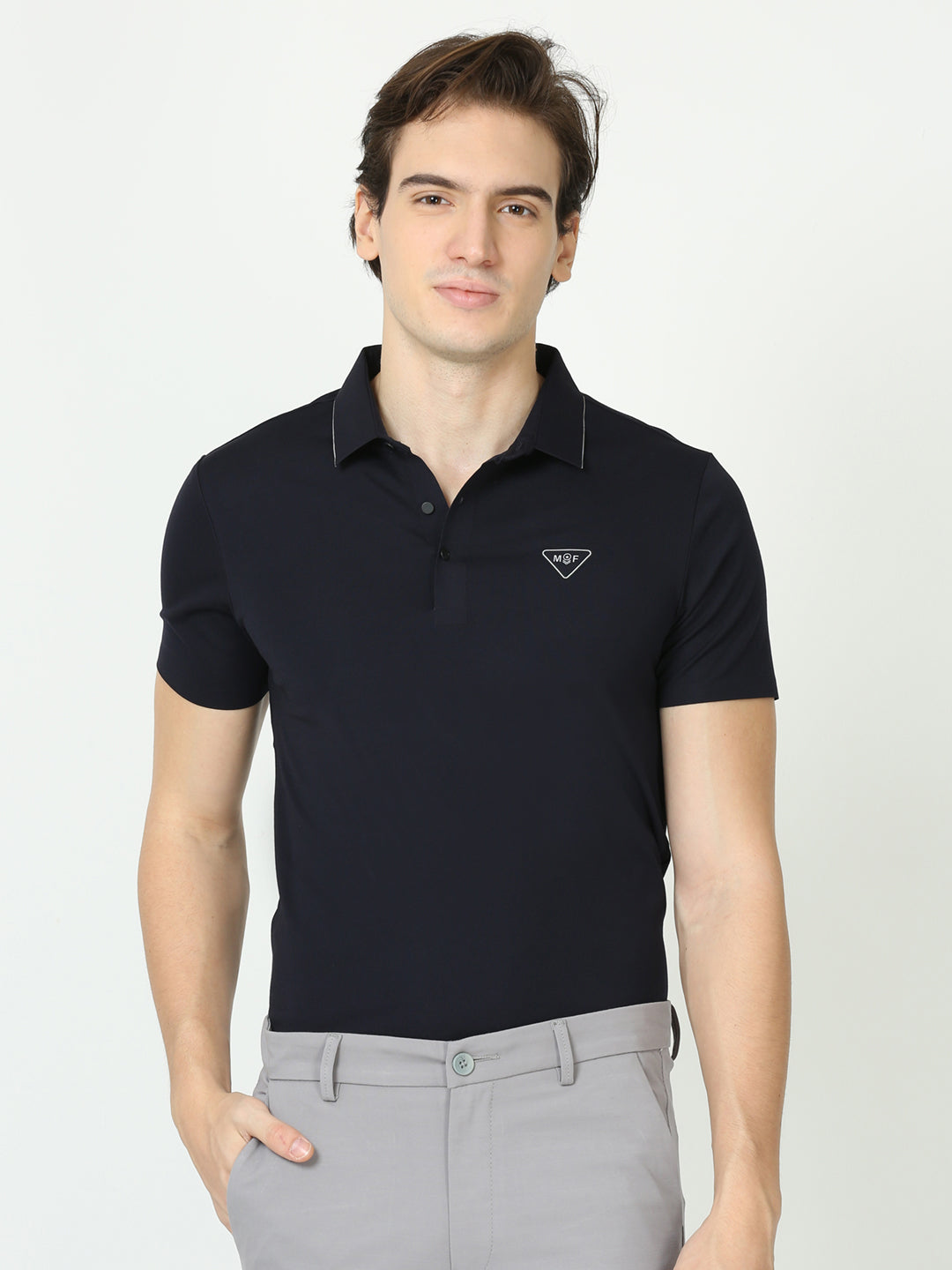 Seamless Baltic Sea polo tshirt for men 