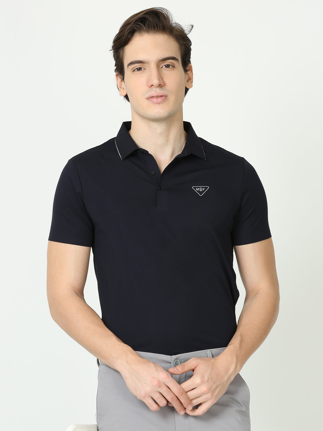 Seamless Baltic Sea polo tshirt for men 