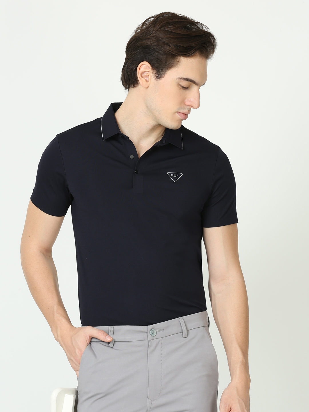 Seamless Baltic Sea polo tshirt for men 