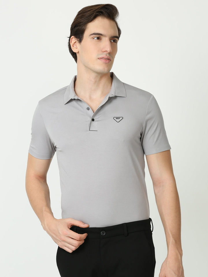  Seamless Pastel Grey Polo Tshirt for men