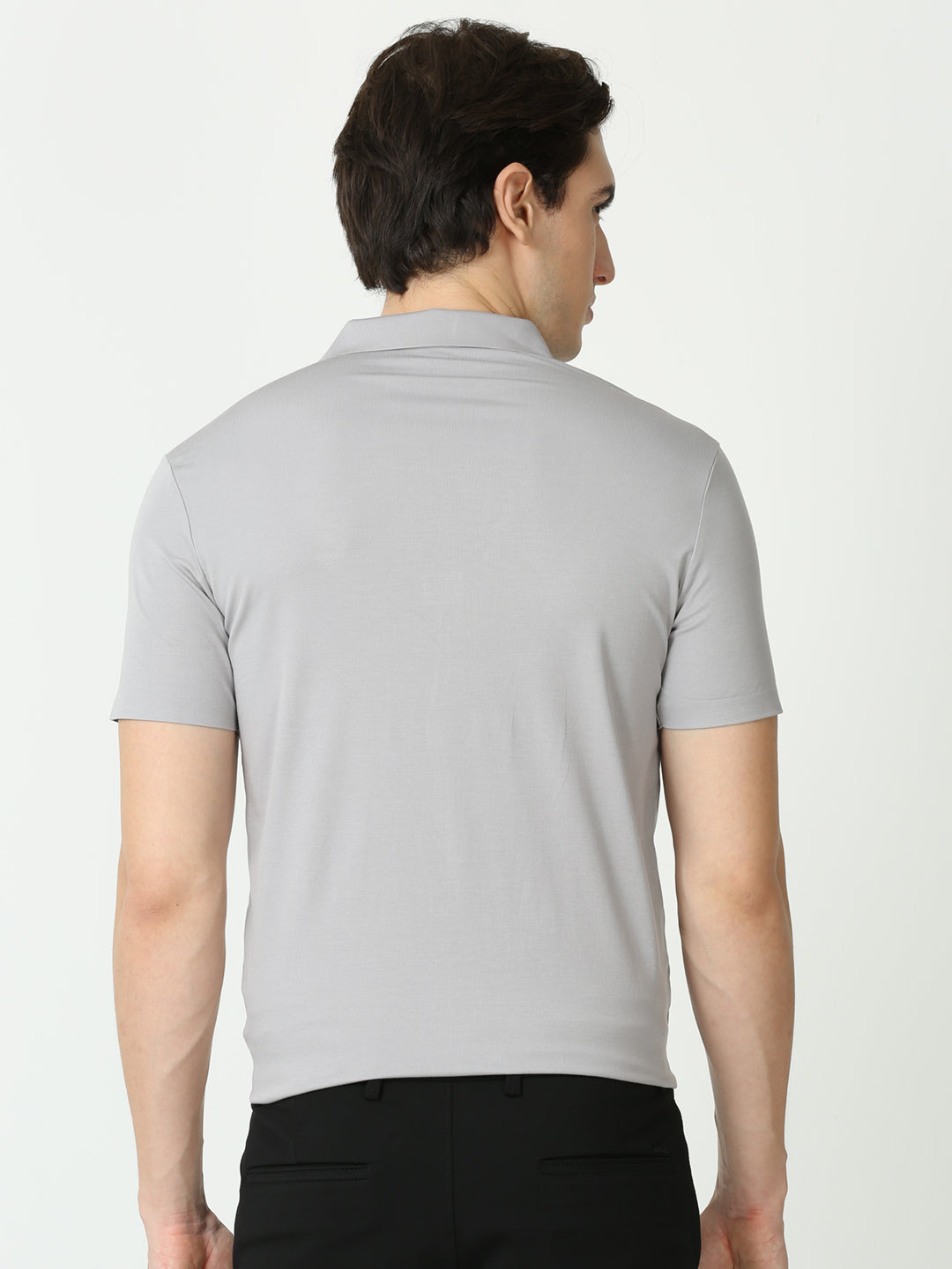  Seamless Pastel Grey Polo Tshirt for men